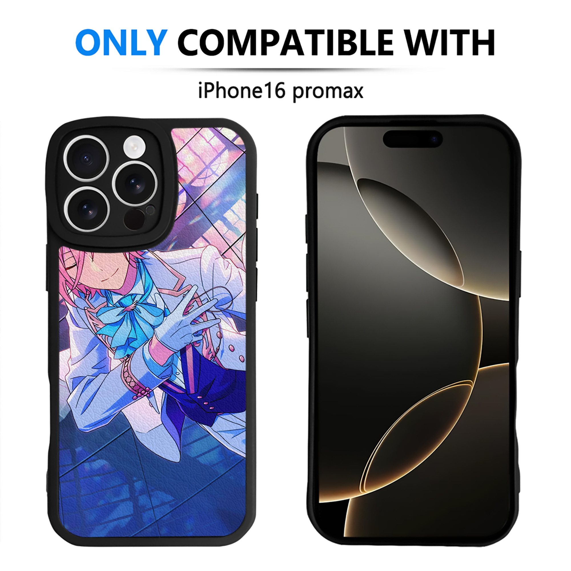 （画像用） あんさんぶるスターズ! Ensemble Stars 【iPhone 16シリーズ対応】シリコンスマホケース（レザー調） 材質：シリコン